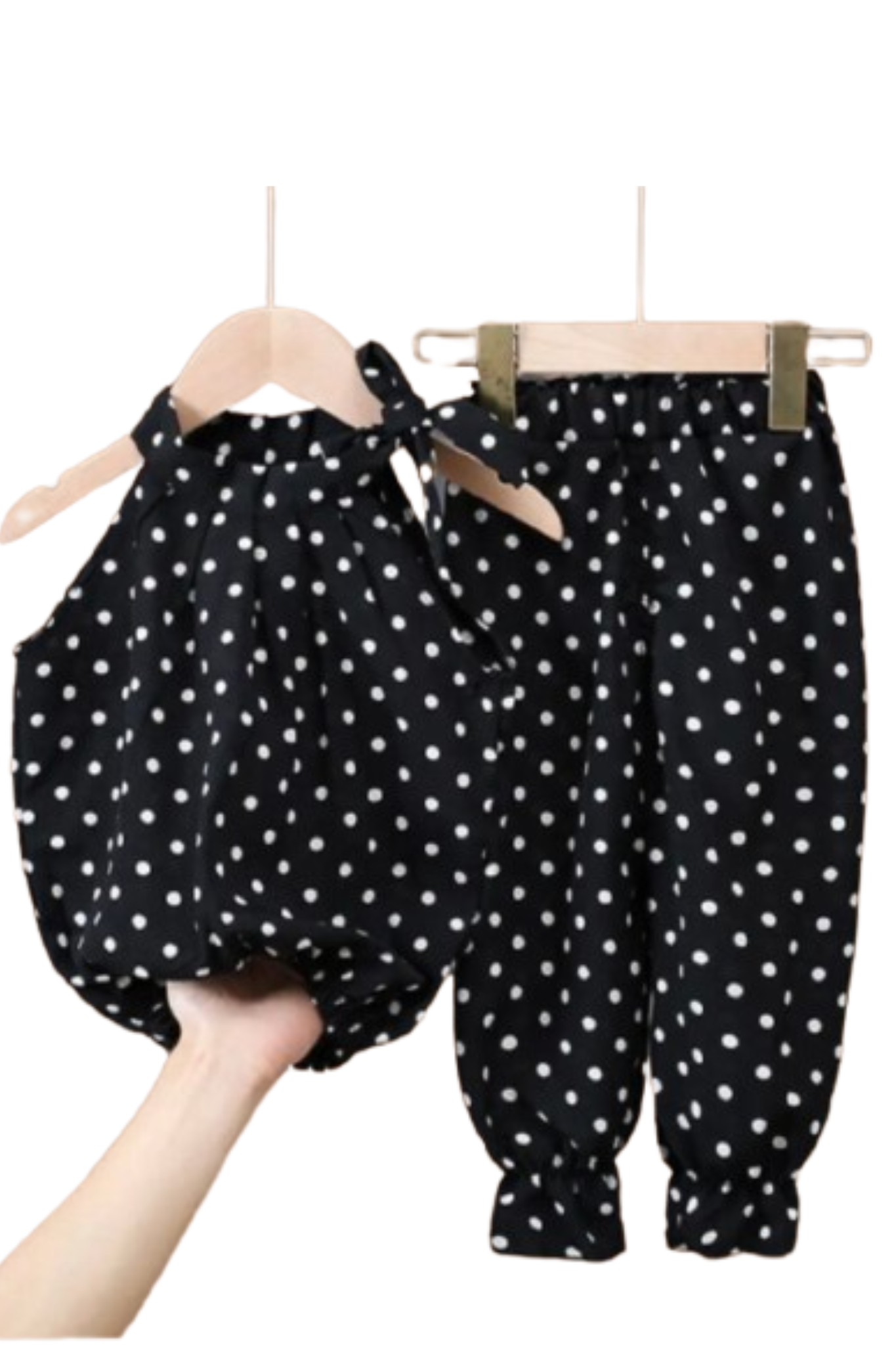 Baby Girl Stylish Outfit - Polka Dot Shirt With Trouser - Perfect For Special Occasions