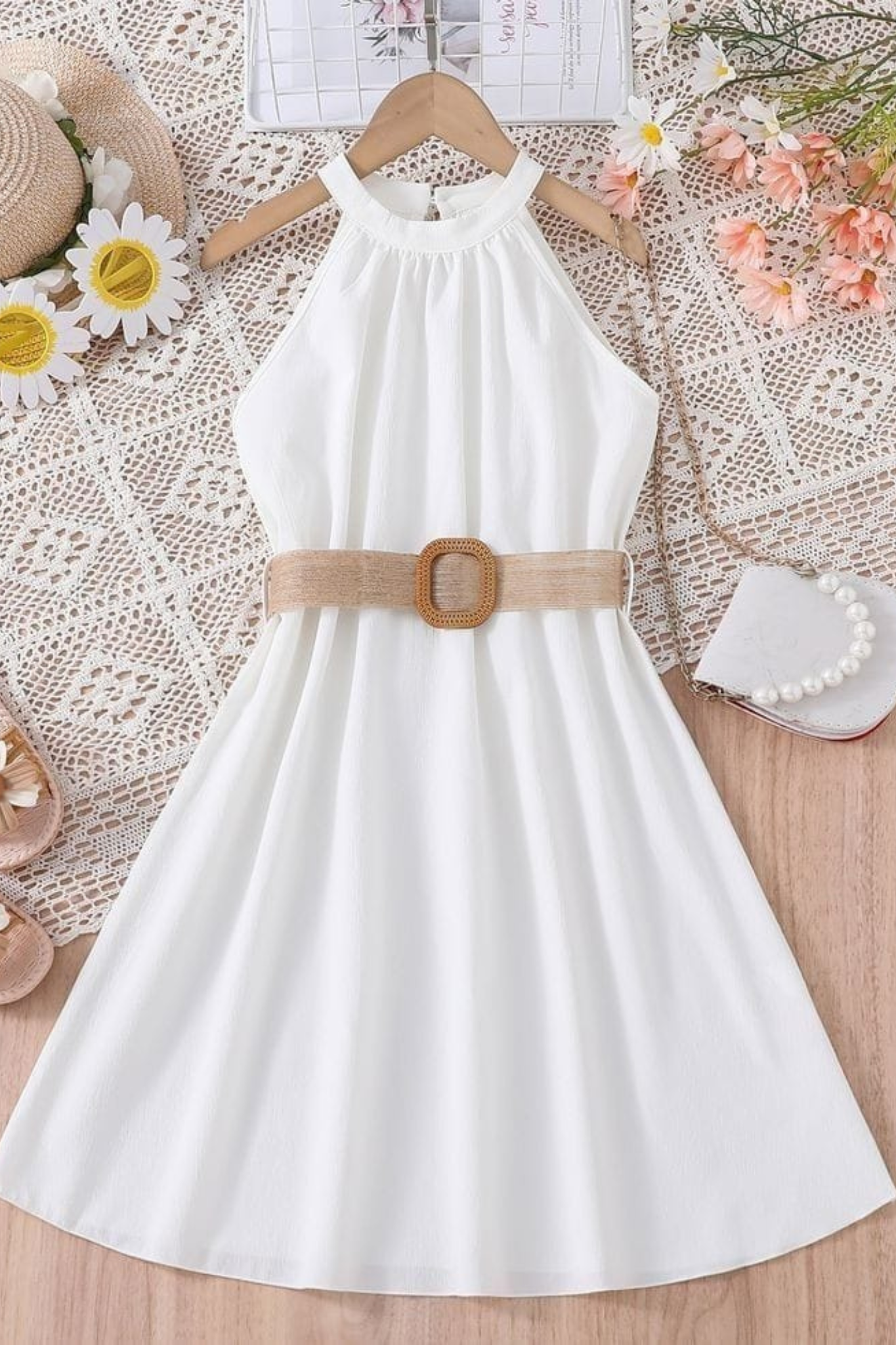 Mighty Dealers Frock for Girls / White frock for girls