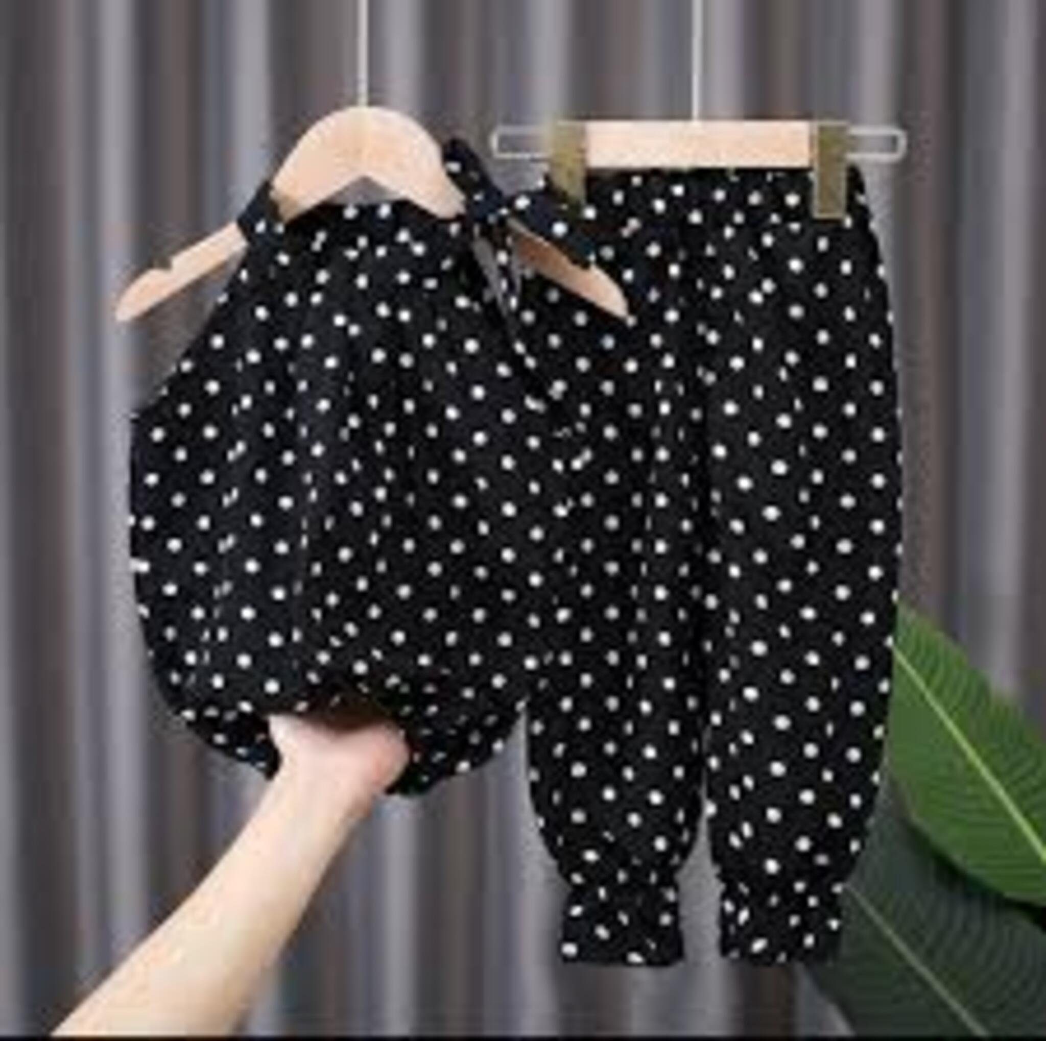 Baby Girl Stylish Outfit - Polka Dot Shirt With Trouser - Perfect For Special Occasions