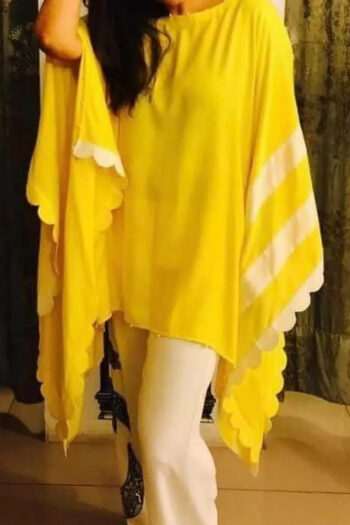 Cotton Yellow Shirt for Girls