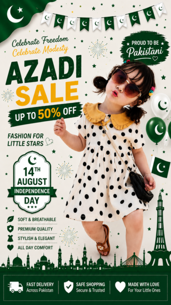 Pure Cotton Dresses for Baby Girls in Pakistan