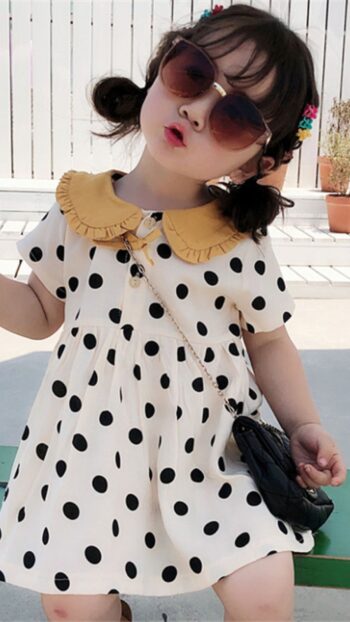 Pure Cotton Dresses for Baby Girls – Premium Kids Cotton Dress | Eazyby.shop
