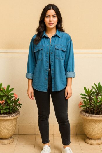 Denim Shirt For Girls